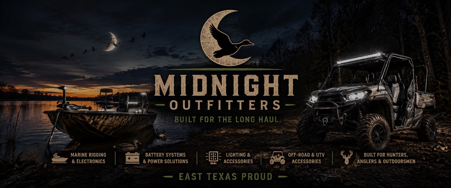 Midnight Outfitters boat and UTV cover image